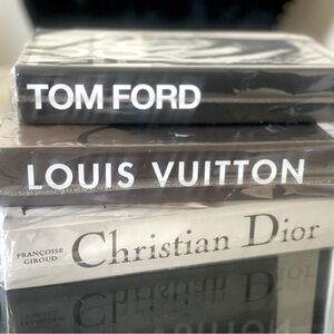 3 Piece Set  Designer Luxury Decorative Books